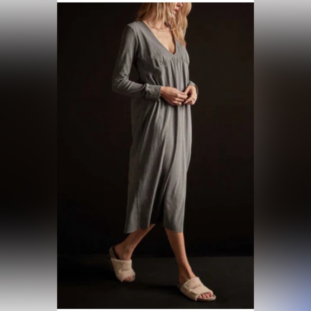 James Perse Recycled Brushed Empire Waist Dress - Size 3  NWOT